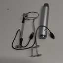 Maestri House Rechargeable Milk Frother with Stand, LunaFro Handheld Electric Foam Maker Waterproof Detachable Stainless Steel Whisk Drink Mixer Foamer for Lattes, Cappuccino