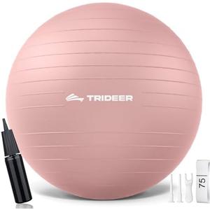 Trideer Exercise Ball Yoga Ball – Office Seating & Balance Ball Chair, Stability Ball for Pilates, Physical Therapy,Core Training & Balance Improvement & Stretching