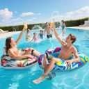 AirMyFun Motorized Pool Float, Inflatable Swimming Pool Lounger, Adult