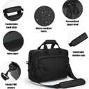 Messenger bag Laptop bag Briefcase Molle system Tactical style Detachable shoulder strap Shoulder Bags (Black 02)