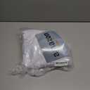 Table Skirt for 4 Foot Tables - One-Piece White Tablecloths and Skirt, Wrinkle Resistant Ruffles Elastic Cover for Banquets, Weddings, Events, Parties (48" x 30" (Rectangular))