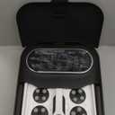 Ranjova Collapsible Foot Spa Electric Rotary Massage, Foot Bath with Heat, Bubble,Temp Control, and 24 Motorized Shiatsu Massage Balls, Pedicure Foot Spa Tub for Stress Relief (Black)