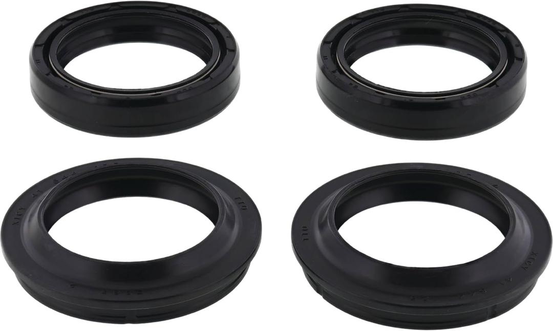 All Balls Racing 56-132 Fork & Dust Seal Kit Compatible with/Replacement for Buell, Honda, Suzuki, Yamaha