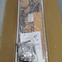 Evermagin 29" Coat Rack Wall Mount with Shelf, 4 in 1 Wall Mounted Coat and Key Hanger with 11 Hooks, Entryway Key Holder with Mail Holder for Living Room, Bedroom (Brown)