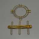 SJORHNUS Tea Cups Holder,Gold Metal Coffee Cup Tea Cups Rack,Foldable Organizer for Coffee Cup Spoon and Saucers