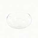 Glass Terrarium Bowl Planter for Hydroponics, Home Décor Weddings Clear Wide-Mouth Vase for Succulents, Air Plants, Floral Arrangements(Medium)