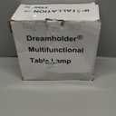 Dreamholder Table Lamp with 3 USB Charging Ports, Modern Desk Lamp with AC Outlet and Phone Stands, Perfect Bedside Lamp for Bedroom, Living Room, Office (Pack of 2), Black