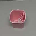 LEVERLOC Powerful Suction Cup Toothbrush Holder, Drill-Free Wall Shower Holder for Toothbrush, Toothpaste, Razor, Self-draining Kitchen Tableware Organizer, Removable Suction Cup in Shower, Pink