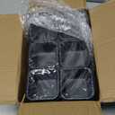 BYCY 18 Pcs Drawer Organizers Trays Set for Office Bathroom Dresser Interlocking Dividers Storage Bins Pack (18 Pieces Set)