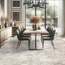 RUUGME 10X14 Abstract Area Rug:Large Washable Living Room Rug Indoor Non Slip Carpet for Bedroom Soft Foldable Stain Resistant Distressed Thin Rug for Dining Room Kitchen 10X14 Brick/Brown/Beige