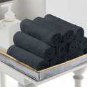 Avalon Towels Salon Towel - Grey Hand Towels Bulk Pack of 24 - 100% Cotton Absorbent Spa, Facial & Gym Towel for Working Out - 16x27 Inches (Not Bleach Proof)