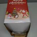 6FT Christmas Inflatable Decoration, Built-in LED Lighting Gingerbread Man Snowman Gift Box, Suitable for Inflatable Decoration in Outdoor Courtyards, Indoor Gardens and Lawns