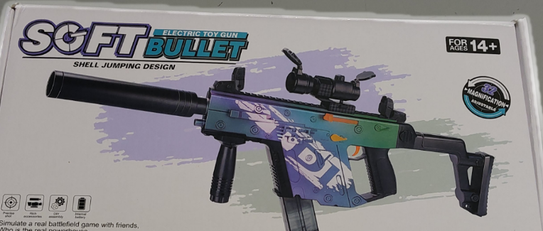 VELIYAKA Toy Gun with Soft Bullets, Automatic Shell Ejecting Foam Bullets Blaster Gun Toys with 100 Darts, 40 Bullets Case, 2 Magazines and Target, Education Toy Model Birthday Gifts for Kids Adults