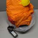 Joiedomi 6 ft Thanksgiving Inflatable Turkey on Pumpkin Decoration, LED Light Up Blow Up Turkey for Autumn Thanksgiving Family Party Dcor, Halloween Inflatable for Yard Garden