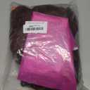 Curly Wig with Bangs for Women Long Synthetic Copper Red Curly Wigs Skin-friendly Synthetic Fibersc for Daily Festival Holiday Use Long Reddish Brown Curly Wig 26INCH