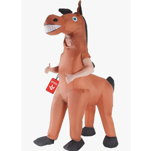 Morph Giant Inflatable Horse Costume, Blow Up Horse Costume Adult Inflatable, One Size