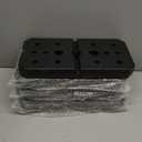 Set Of 4, 12.50 Lbs Each Rectangular 15" x 7.5" Machine Weight Plate for Training