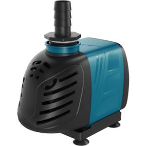Uniclife Aquarium 550 GPH Submersible and Inline Water Pump 45W 6.5ft High Lift AC 120 V Quiet Compact Return Pump with 6 ft. Power Cord for Fish Tanks Pond Waterfalls Fountains Sumps and Gardens