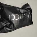 QACCF Short Wavy Shoulder Length Women Full Bang Heat Resistant Wig (Black and White)