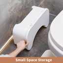 ACEQLYT New Upgrade Storage Toilet Stool Squat Adult, Poop Stool for Bathroom, Non-Slip Step Stool