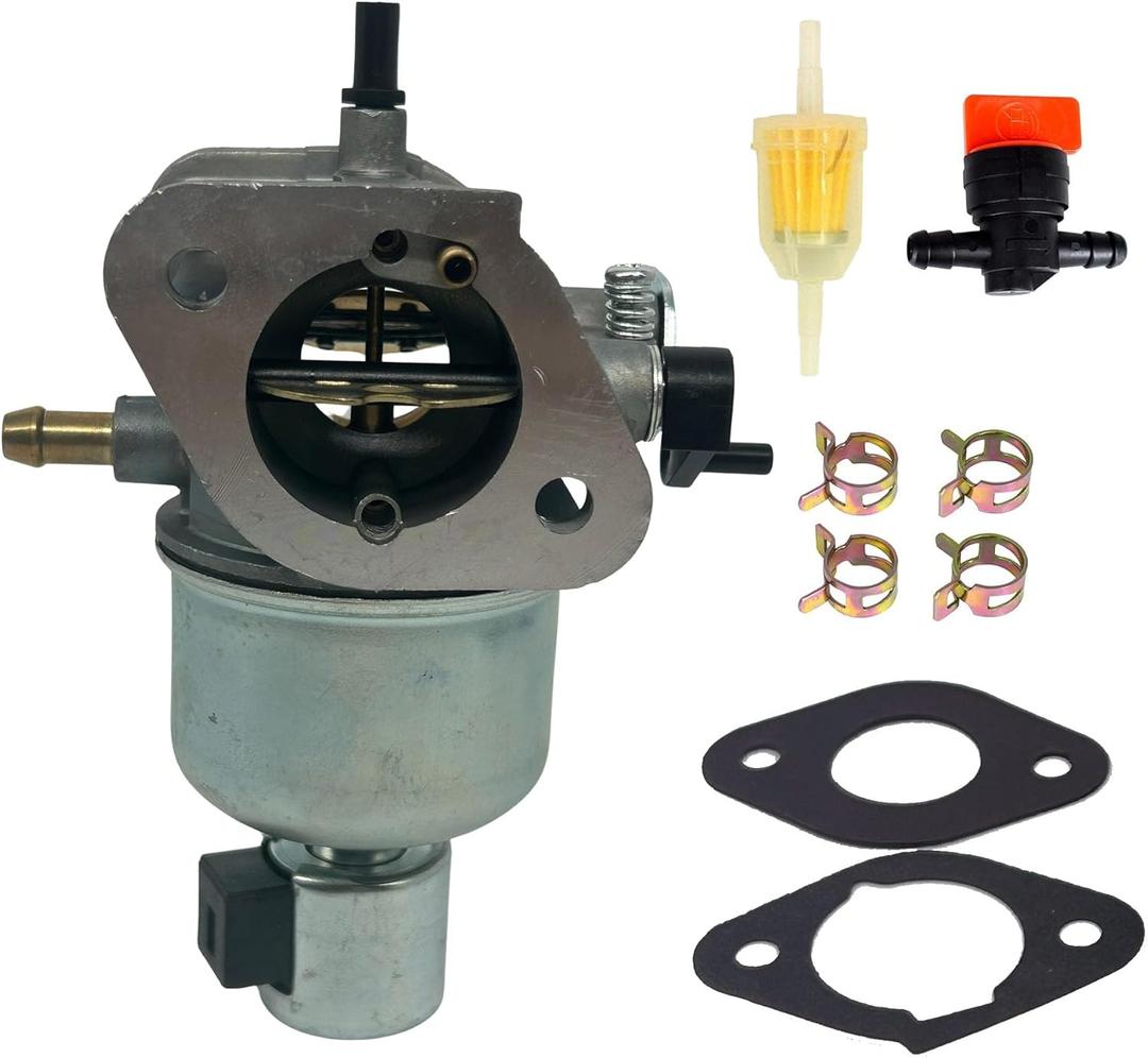15004-0827 15004-7053 Carburetor Compatible for Kawasaki FH580V 19Hp Replace 15003-7100 FR600V FS600V Specific FR691V FS691V with Gasket