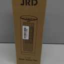 JRD 13'' Tower Fan for Bedroom, Quiet Cooling Desk Fan with Remote, 80 Oscillating, 3 Speed, 4 Mode, 12h Timer, Digital Touch Screen, Portable, Safe Bladeless Table Fan for Home Desktop Office (Black)
