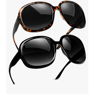 miyya Bug Eye Oversized Polarized Sunglasses Womens, Trendy Retro Sun Glasses for Women 2025, Oversized UV Protection Shades
