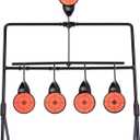 Hiram Resetting Target with Portable Design and Shooting Spots, Rated for .22 .177 Caliber (10.2 x 13.5 x 7.8)