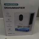 Dehumidifier, 106 OZ Water Tank (1000 sq.ft) Dehumidifiers for Home, Quiet Dehumidifier for Bathroom Bedroom Basement RV with Timer Setting, Auto Shut Off, 7 Colors LED Light, Sleep Modes, White