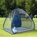 UNP Sports Tent All Weather Clear PVC Camping Pod for Camping, Soccer, Football, and Ice Fishing (3 Person Tent Blue)