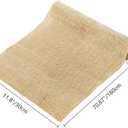 Tosnail 12 Pack 12" x 71" Burlap Table Runners, Rustic Jute Fabric Roll, Vintage Wedding Decorations, Brown Party Runner, Dinner Table Mats Placemats for Home Decor, Outdoor Wedding, Party, Events