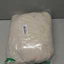 lifein Chenille Throw Blanket 50x60 - Soft Boho Knitted Blanket for Couch Cozy Farmhouse Decor Bed Throw, Lightweight All Season White/Cream Blanket, Decorative for Living Room Bedroom Spring Decor