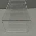 Empty Acrylic Mahjong Case Mahjong Storage Box for American Tiles and Mahjongs Cards Transparent Display Box for Mahjongs Tiles Accessories Supplies(Medium,2 Compartment)