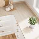 VEELIKE Thick White Oak Wood Contact Paper Wood Wallpaper Peel and Stick Countertop Contact Paper Waterproof 24''x354'' Self Adhesive Counter Top Covers for Kitchen Woodgrain Cabinets Vinyl Wrap
