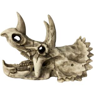 kathson Large Resin Dinosaur Triceratops Skull Dcor Aquarium Decoration Reptiles Hideout Fish Tank Ornament Home Landscape Decor