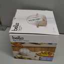 bella Electric Egg Cooker, 7 Eggs Capacity Tray, Single Stack, for Poached, Scrambled, Hard, Medium & Soft Boiled Eggs, Omelets and Steamed Dumplings, Auto Shutoff, 360 Watt, Oatmilk