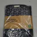 KeaBabies Portable Diaper Changing Pad, Easy Wipe Clean - Foldable Waterproof Baby Changing Mat for Diaper Bag, Compact, Lightweight, 25x13 Newborn, Infant, Baby Changer Travel Essential (Black Geo)