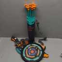 JOYIN Kids Bow and Arrow Set, LED Light Up Archery Toy Set with 9 Suction Cup Arrows, Target & Arrow Case, Indoor and Outdoor Hunting Play Gift Toys for Kids, Boys & Girls Ages 6-12 (Aqua Blue)