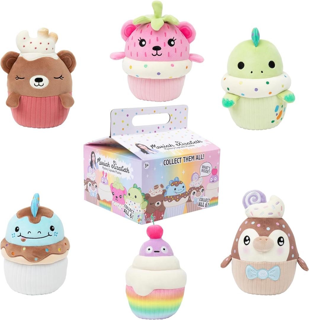 Moriah Elizabeth Mini Mystery Plush Cupcake Plush; YouTube Craft Channel, Blind Box, Official Elizabeth Merch