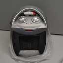 GiveBest Portable Electric Space Heater with Thermostat, 1500W/750W Safe and Quiet Ceramic Heater Fan, Heat Up 200 Square Feet for Office Room Desk Indoor Use, Silver