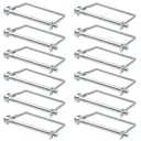 15 PCS 1/4*4-1/2 Inch Trailer Hitch Pin Shaft Locking Pin Safety Coupler Pin 1/4 Hitch pin Wire Lock Pin 1/4" x 4-1/2" for PTO,Farm,Lawn,Hitches,and Garden