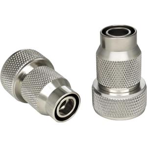 G-Sunny 2-Pack All Metal 1/2"Drip Irrigation Tubing to Faucet/Garden Hose Adapter, 3/4" to 1/2" Irrigation Hose Adapter,for Most 1/2"drip irrigation tubing