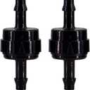 Automotive Oil Line Spring & Vacuum Check Valves, PA66 Material, 1/8" to 5/16" Sizes, High Temperature & Corrosion Resistance (3/16" x 2 PCS)
