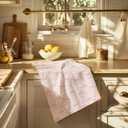 Pink Bow Coquette Kitchen Bathroom TowelsPreppy Coquette Bathroom DecorPink Chinoiserie Coquette Seamless Patterns Bows Towel 16x24 Inches