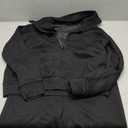 PRETTYGARDEN Women's 2 Piece Outfits Casual Lapel Half Zip Sweatshirts and Wide Leg Pants Tracksuit Sets (Black) S