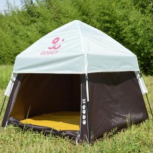 GOGGY MYPET Pop Up Pet Playpen for House & Travel - 31x31 Lightweight Portable Dog & Cat Tent for Indoor & Outdoor Activities - Easy Cat & Dog Playpen Instantly Assembled