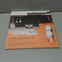 Wallercity 10-Sheets White 3D Kitchen Tiles Peel and Stick Backsplash Glossy Vinyl Tile Stickers Waterproof 12''x12'' Self Adhesive Stick on Backsplash for Bathroom Thick Subway Tile Back Splash