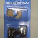 AGPTEK Bike Brake Pads, High-Performance Brake Pads, Disc Brake Pads & Spring (Semi-Metallic&Resin) for Mountain Bike Disc Brakes,Bike Pads Compatible with TRP Tektro Shimano Deore Br, 4 Pairs, (Black) 