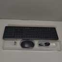 Wireless Keyboard and Mouse Combo, RGB Backlit, Rechargeable & Light Up Letters, Full-Size, Soft Typing, Sleep Mode, 2.4GHz Quiet Keyboard Set for Mac, Windows, Laptop, PC, Trueque (Black)