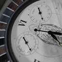 18 Inch Outdoor Clocks Waterproof with Thermometer Hygrometer